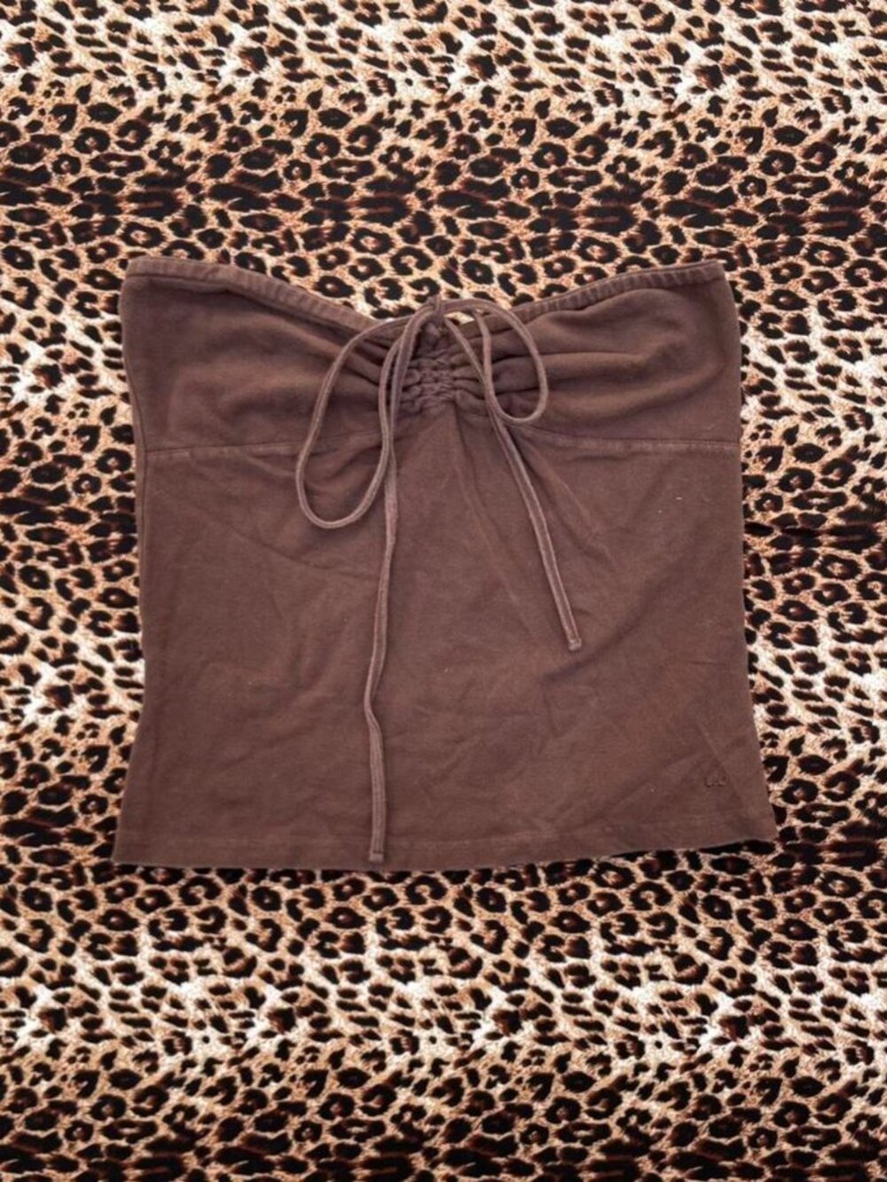00s brown tube top